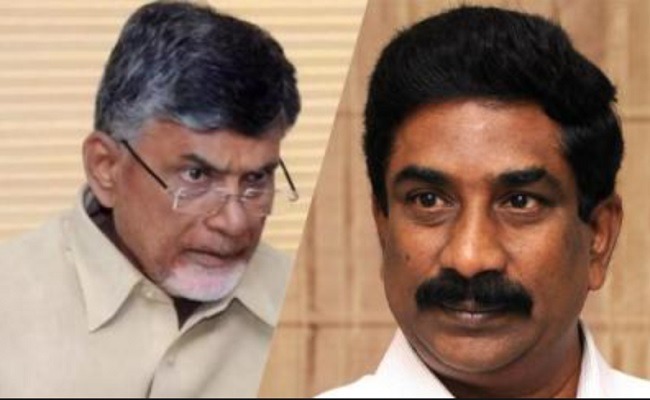 Andhra Jyoti RK, Chandrababu