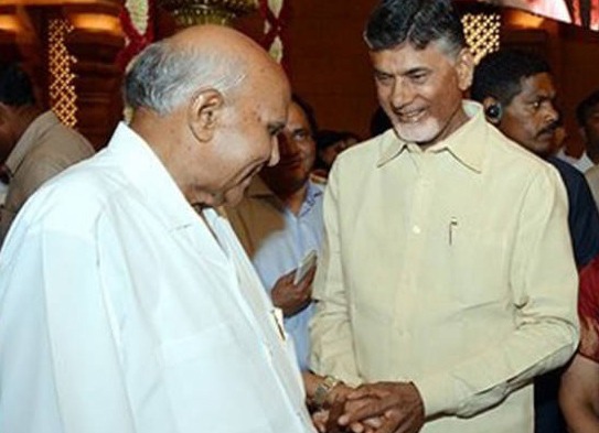 Chandrababu Naidu honored Ramoji Rao in AP