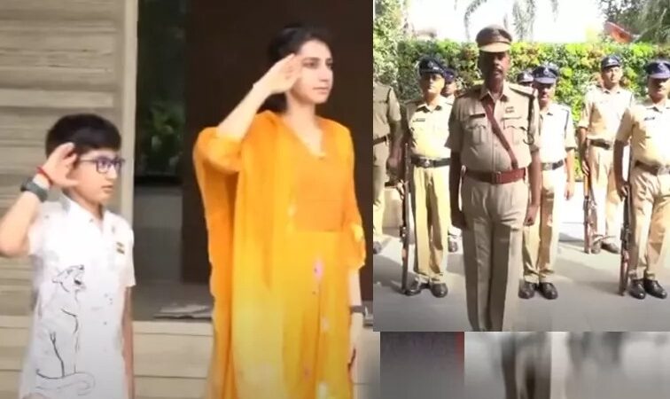 Nara Lokesh's wife Brahmani, who received a salute from the police and was criticized