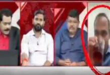 ఏబీఎన్ లైవ్ లో ‘మందేస్తూ’ తిట్టాడు.. వైరల్ వీడియో